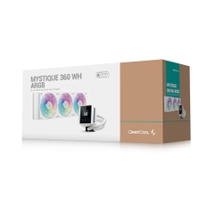 Tản nhiệt nước AIO Deepcool MYSTIQUE 360 WH ARGB R-LX360-WHDSNMCP-G-1