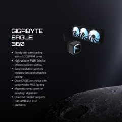 Tản nhiệt nước AIO GIGABYTE EAGLE 360 ARGB