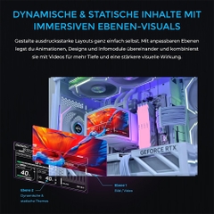 Tản nhiệt nước AIO Lian Li HydroShift II OLED Curved 360TL Black