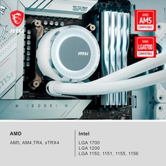 Tản nhiệt nước AIO MSI MAG CORELIQUID E360 WHITE MAG-CORELIQUID-E360-WHITE