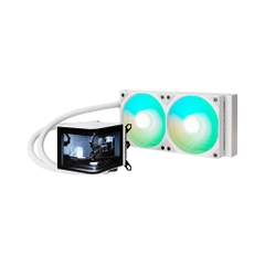 Tản nhiệt nước AIO TRYX PANORAMA 240 ARGB L-shaped AMOLED White L-P240A-AS2M-G0W