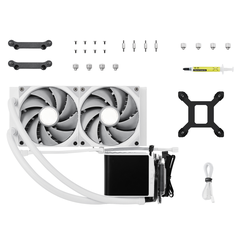 Tản nhiệt nước AIO TRYX PANORAMA 240 L-shaped AMOLED White L-P240N-DS2M-G0W