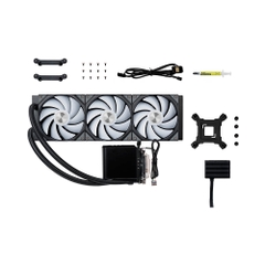 Tản nhiệt nước AIO TRYX PANORAMA 360 ARGB L-shaped AMOLED Black L-P360A-AS3M-G1K