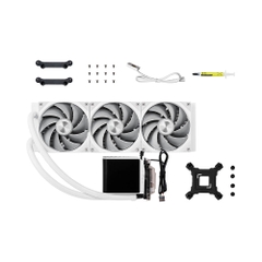 Tản nhiệt nước AIO TRYX PANORAMA 360 L-shaped AMOLED White L-P360N-DS3M-G1W