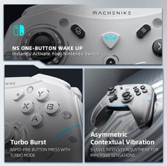 Tay cầm chơi game không dây Machenike G5 Pro Hall Effect Tri Mode Mecha Tactile Button