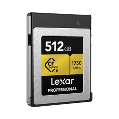 Thẻ nhớ CFexpress Lexar Professional 512GB Type B GOLD Series LCXEXPR512G-RNENG