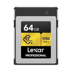 Thẻ nhớ CFexpress Lexar Professional 64GB Type B GOLD Series LCFX10-64GCRB