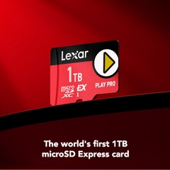 Thẻ nhớ MicroSDXC Express Lexar PLAY PRO 1TB 900MB/s LMSXPS0001T-BNNNG