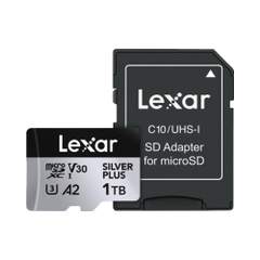 Thẻ nhớ MicroSDXC Lexar Professional Silver Plus UHS-I U3 1TB 205MB/s LMSSIPL001T-BNANG