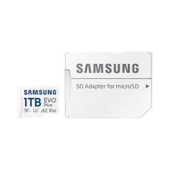 Thẻ Nhớ MicroSDXC Samsung EVO Plus 2024 1TB 160MB/s With SD Adapter MB-MC1T0SA/APC