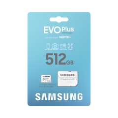 Thẻ Nhớ MicroSDXC Samsung EVO Plus 2024 512GB 160MB/s With SD Adapter MB-MC512SA/APC