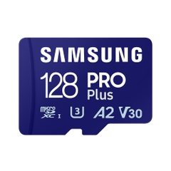 Thẻ Nhớ MicroSDXC Samsung Pro Plus U3 A2 128GB 180MB/s With Reader MB-MD128SB/WW