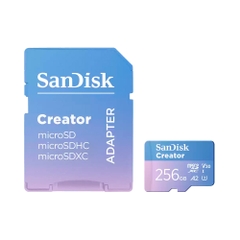 Thẻ nhớ MicroSDXC SanDisk Creator 256GB 190MB/s SDSQXAV-256G-GN6MS