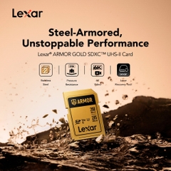Thẻ nhớ SDXC Lexar ARMOR UHS-II U3 64GB 280MB/s GOLD Series LSDAMGL064G-RNNNG