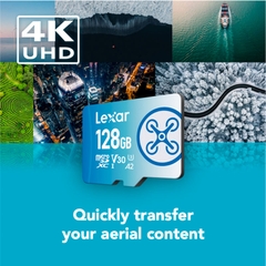 Thẻ nhớ MicroSDXC Lexar FLY UHS-I U3 128GB 160MB/s LMSFLYX128G-BNNNG