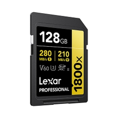 Thẻ nhớ SDXC Lexar Professional 1800x UHS-II U3 128GB 280MB/s GOLD Series LSD1800128G-BNNNG