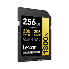 Thẻ nhớ SDXC Lexar Professional 1800x UHS-II U3 256GB 280MB/s GOLD Series LSD1800256G-BNNNG