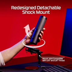 Thiết bị Stream Microphone HyperX QuadCast 2 S RGB 9A273AA