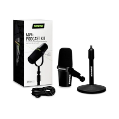 Thiết bị Stream Microphone Shure MV7+ Podcast with Stand