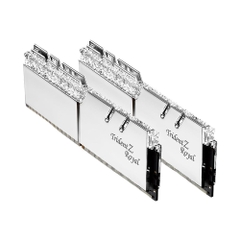 Ram PC G.SKILL Trident Z Royal Silver RGB 16GB 3000MHz DDR4 (8GBx2) F4-3000C16D-16GTRS