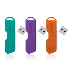 Combo USB 2.0 Lexar JumpDrive TwistTurn2 64GB LJDTT2X064G-B3NNG