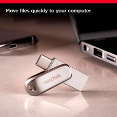 USB 3.2 Sandisk Ultra Dual Drive Luxe 128GB 400MB/s OTG Type-C DDC4 SDDDC4-128G-G46