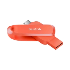 USB 3.2 SanDisk Phone Drive for Android Nasturium Orange 128GB 100MB/s OTG Type-C SDDDC6-128G-G46NO
