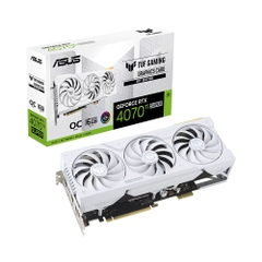 VGA Asus TUF Gaming GeForce RTX 4070 Ti SUPER BTF White OC Edition 16GB GDDR6X TUF-RTX4070TIS-O16G-BTF-WHITE