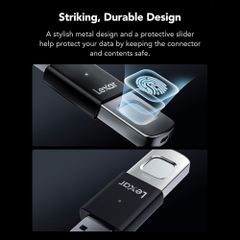 USB 3.2 Lexar JumpDrive Fingerprint F35 Pro 128GB 400MB/s LJDF35P128G-RNBNG
