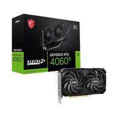 VGA MSI GeForce RTX 4060 Ti VENTUS 2X BLACK 8G OC GDDR6 RTX-4060-Ti-VENTUS-2X-BLACK-8G-OC