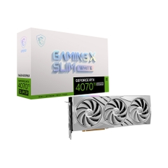 VGA MSI GeForce RTX 4070 Ti SUPER GAMING X SLIM WHITE 16G GDDR6X