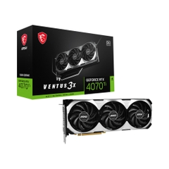 VGA MSI GeForce RTX 4070 Ti VENTUS 3X E1 12G OC GDDR6X RTX-4070-Ti-VENTUS-3X-E1-12G-OC