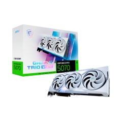 VGA MSI GeForce RTX 5070 GAMING TRIO OC WHITE 12GB GDDR7
