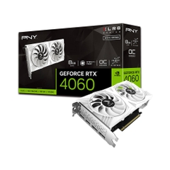 VGA PNY GeForce RTX 4060 8GB OC XLR8 VERTO DF White Edition VCG40608DFWXPB1-O