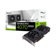 VGA PNY GeForce RTX 4070 SUPER 12GB VERTO Overclocked Dual Fan DLSS 3 VCG4070S12DFXPB1-O