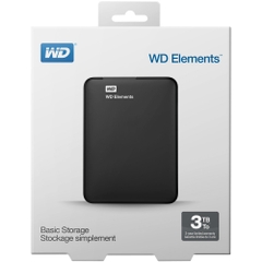 Ổ cứng di động Western Digital Elements 3TB WDBU6Y0030BBK-WESN