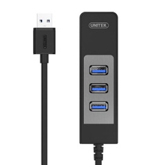 Bộ chia USB 3.0 ra 3 cổng USB 3.0 with Lan Gigabit Unitek Y-3045C