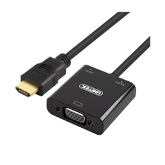 Cáp chuyển HDMI to VGA-Audio Unitek Y-6333