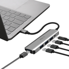 Bộ chia USB Type-C ra 4 cổng USB Type-A Z-Tek ZY318