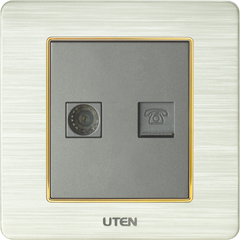 Ổ cắm tivi + điện thoại uten V6.0