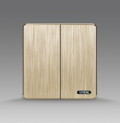 Bộ công tắc đôi 2 chiều uten S300 GK22