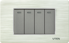 Công tắc bốn 1 chiều uten V7.0