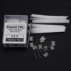 Bộ Rebuild Kit Jellybox Nano 0.6ohm / 1.0ohm - Rebuild occ cho Jellybox Nano 0.6Ω / 1.0Ω - Hàng chính hãng (#RBGN03)