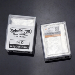 Bộ Rebuild Kit Jellybox Nano 0.6ohm / 1.0ohm - Rebuild occ cho Jellybox Nano 0.6Ω / 1.0Ω - Hàng chính hãng (#RBGN03)