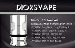 Đầu OCC Pod - Coil Thay Thế Cho Các Dòng Máy Voopoo PnP-R2 0.8Ω Coil