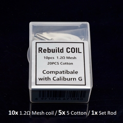 Bộ Rebuild Kit Caliburn G 1.0ohm / 1.2ohm - Rebuild occ cho Caliburn G 1.0Ω / 1.2Ω - Hàng chính hãng (#RBGN02)