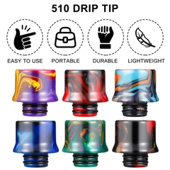 Đầu Driptip 510 Mix Màu Loang Cực Đẹp #0820