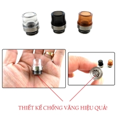 Đầu Driptip 810 Stainless Steel Đáy Chống Văng #1235