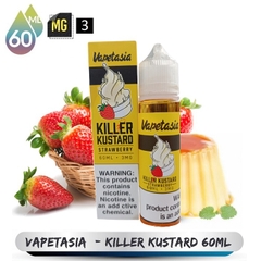 Tinh Dầu VAPETASIA Killer Kustanrd (3mg / 60ml) - Strawberry