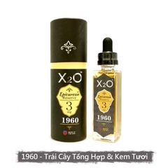 Tinh Dầu Vape X2O Epicurean Reserve (6mg/30ml) - (1960 - Kem Tươi & Trái Cây Tổng Hợp)